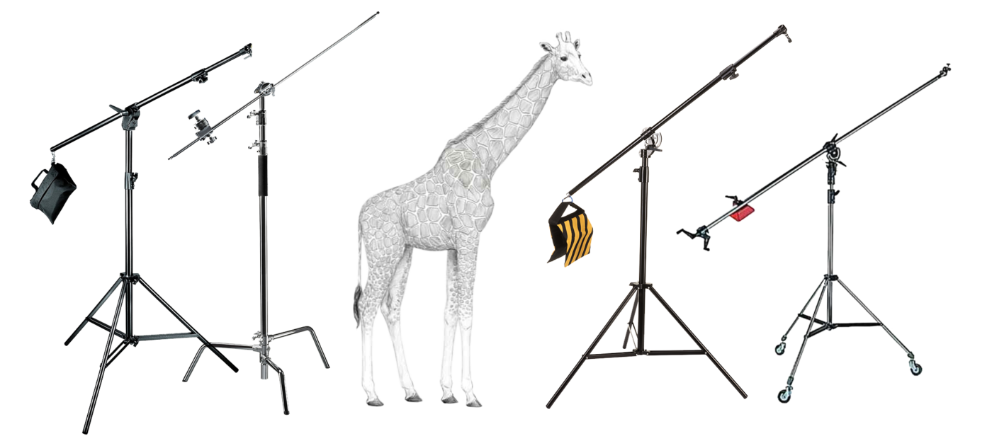PIED GIRAFE POUR STUDIO PHOTO C'EST QUOI ? COMMENT L'UTILISER